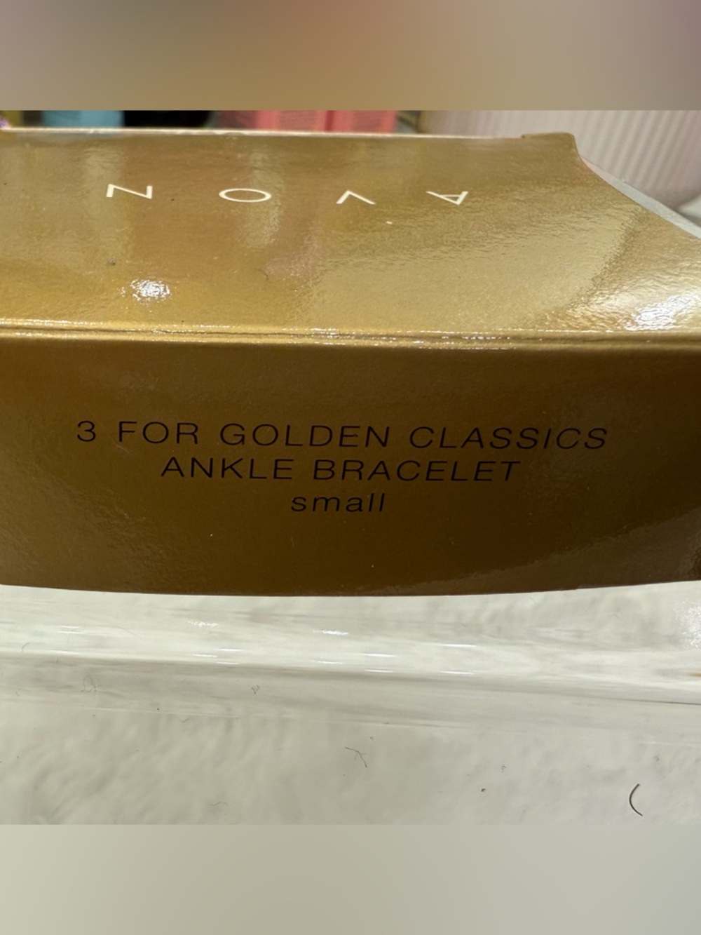 Avon “Golden Classics” 3-piece anklet set (gold tone) NIB - Picture 11 of 11